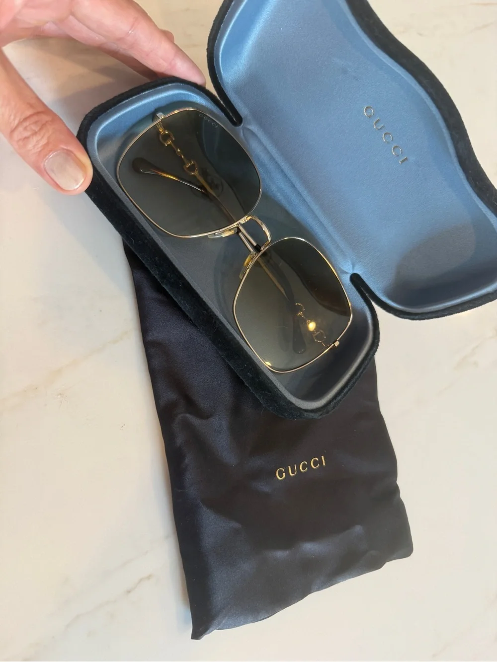 Gucci Horsebit Retro Sunglasses